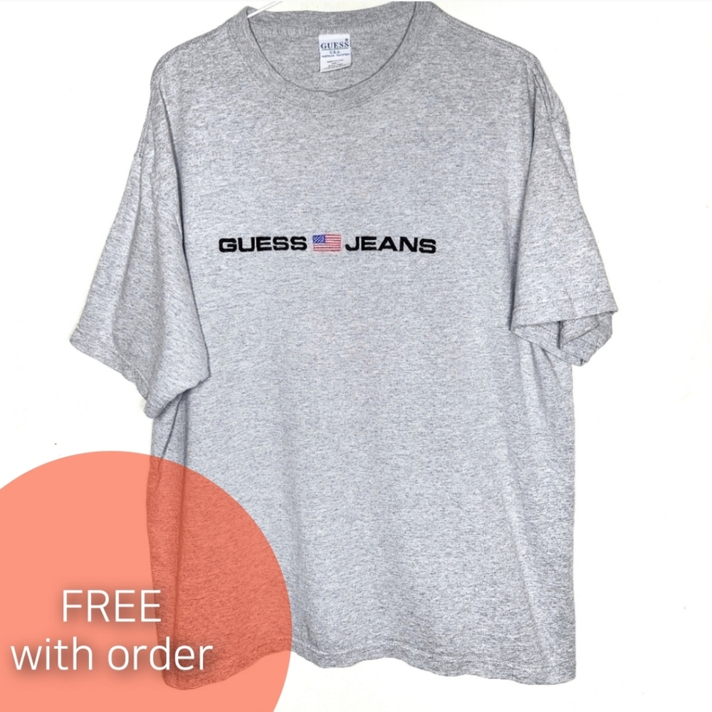Guess Jeans gray shortsleeve tshirt size L men's large tee